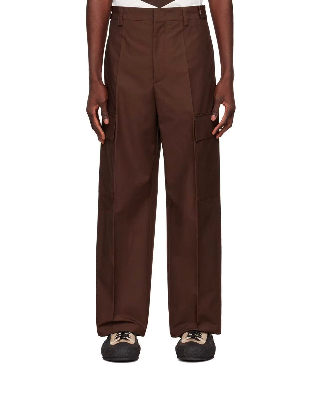 Jil Sander Jil Sander new season belted cargos in brown Size US 37 - 1 Thumbnail
