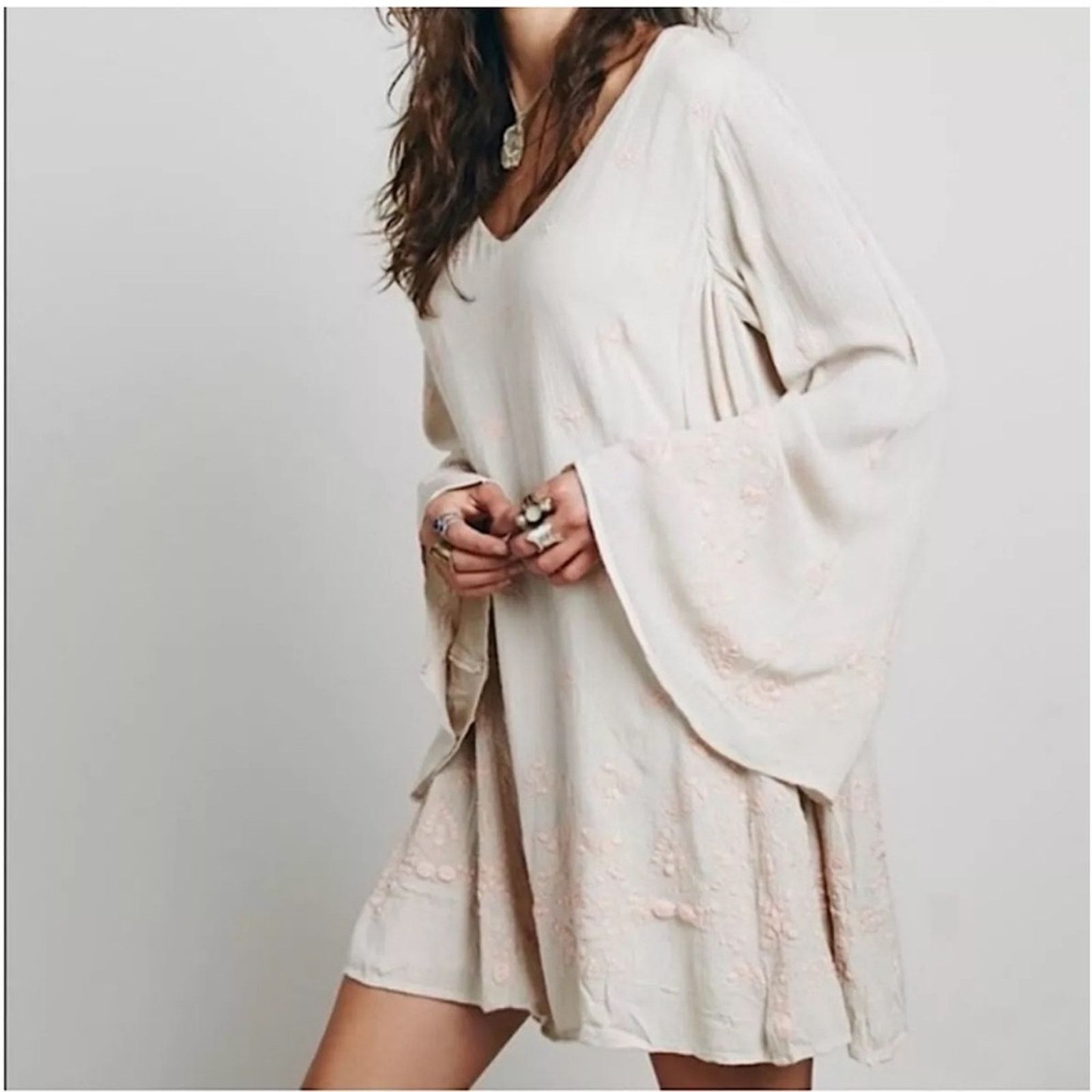 Free People NWT Free People daylight dreams tunic Size L / US 10 / IT 46 - 2 Thumbnail