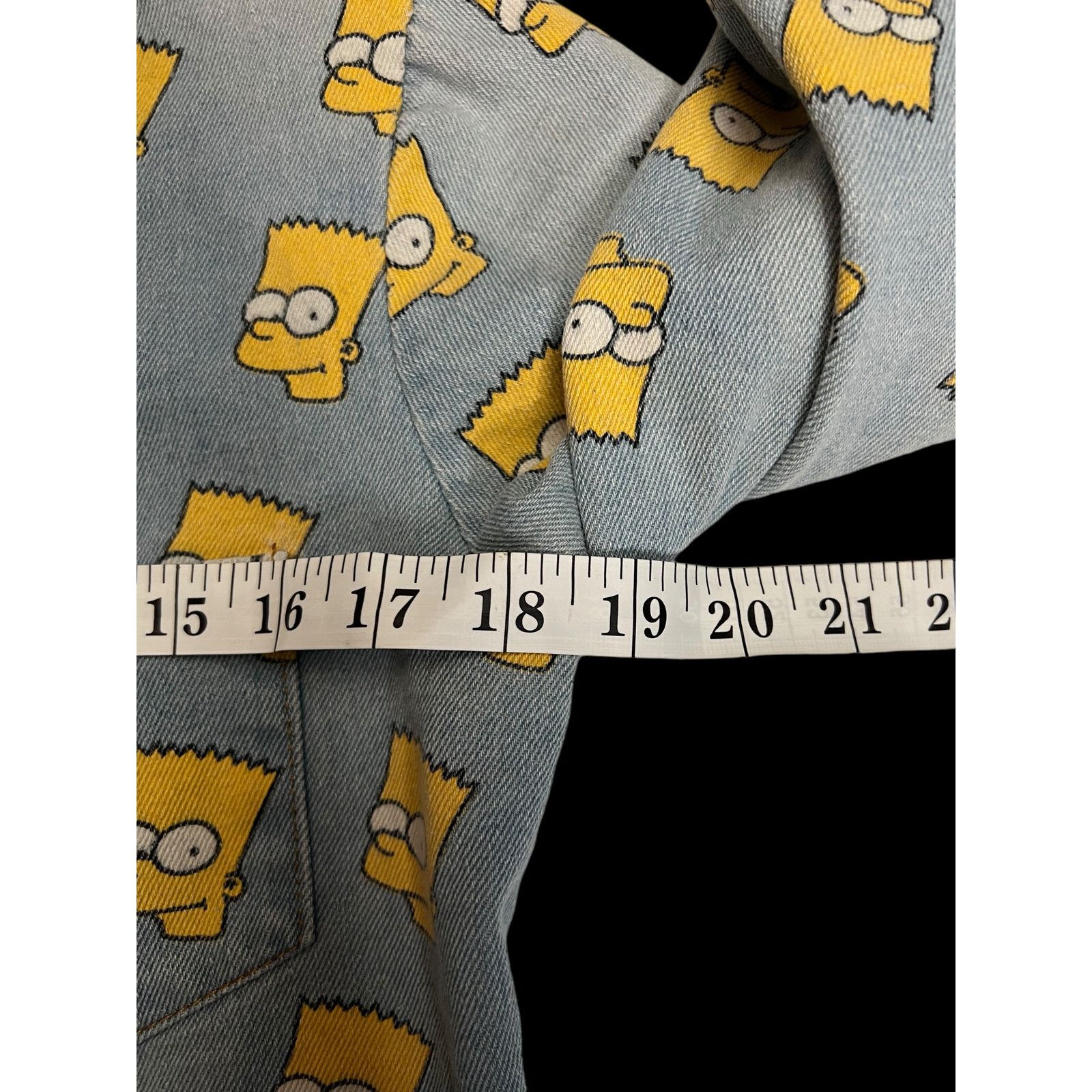 The Simpsons Vintage 90s Bart Simpson Denim Jacket - All Woman’s Jacket Size M / US 6-8 / IT 42-44 - 16 Thumbnail