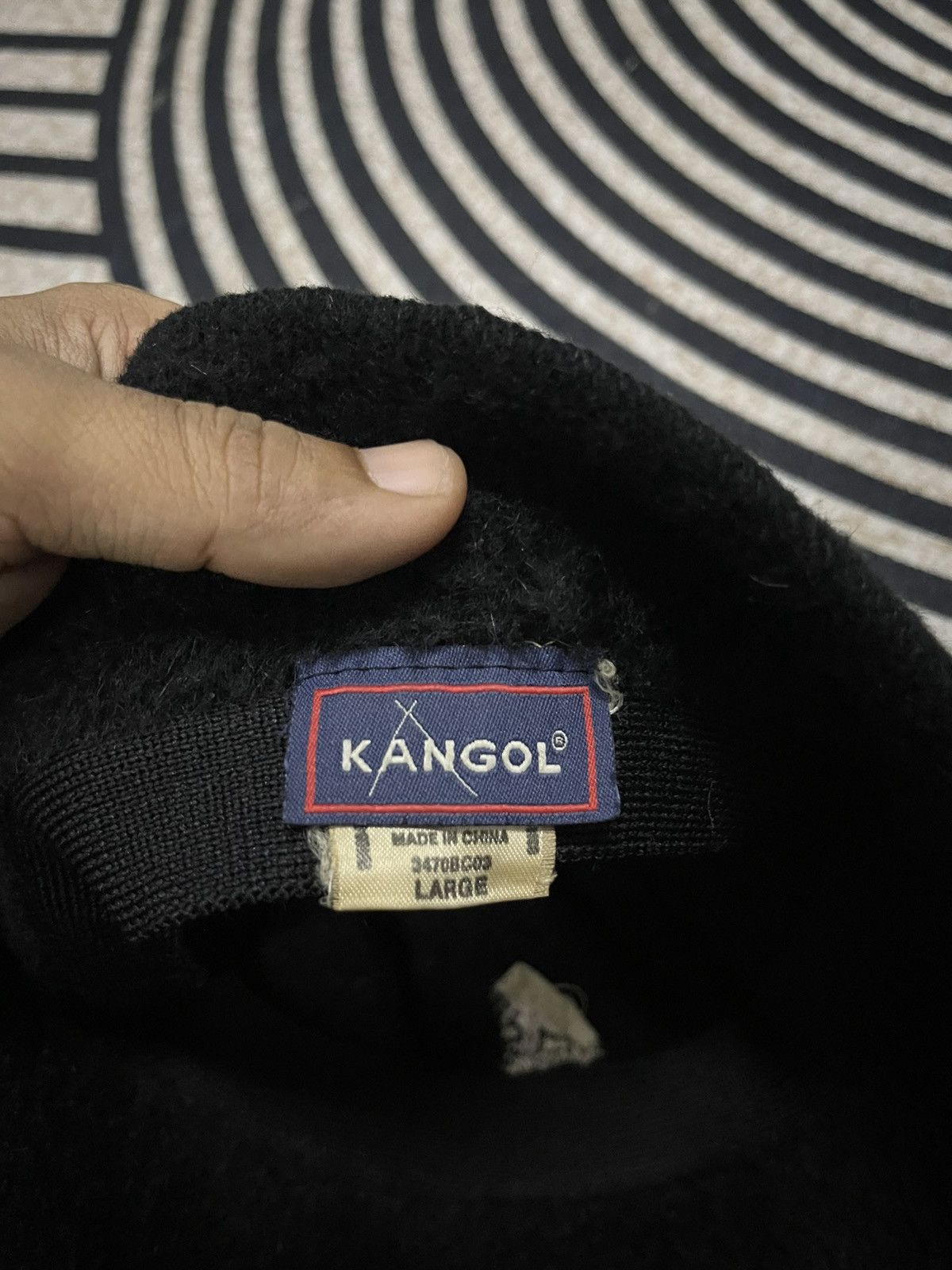 Kangol 90s KANGOL EMBROIDERED LOGO WOOL BUCKET HAT Size ONE SIZE - 5 Thumbnail
