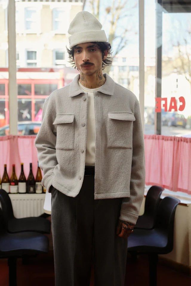 About:Blank About:Blank cropped wool oversized pockets Overshirt jacket Size US L / EU 52-54 / 3 - 3 Thumbnail