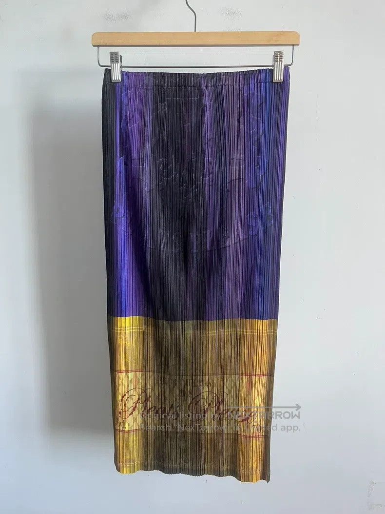 Issey Miyake Issey Miyake size:3 Color Block Midi Skirt Size 22" - 2 Thumbnail