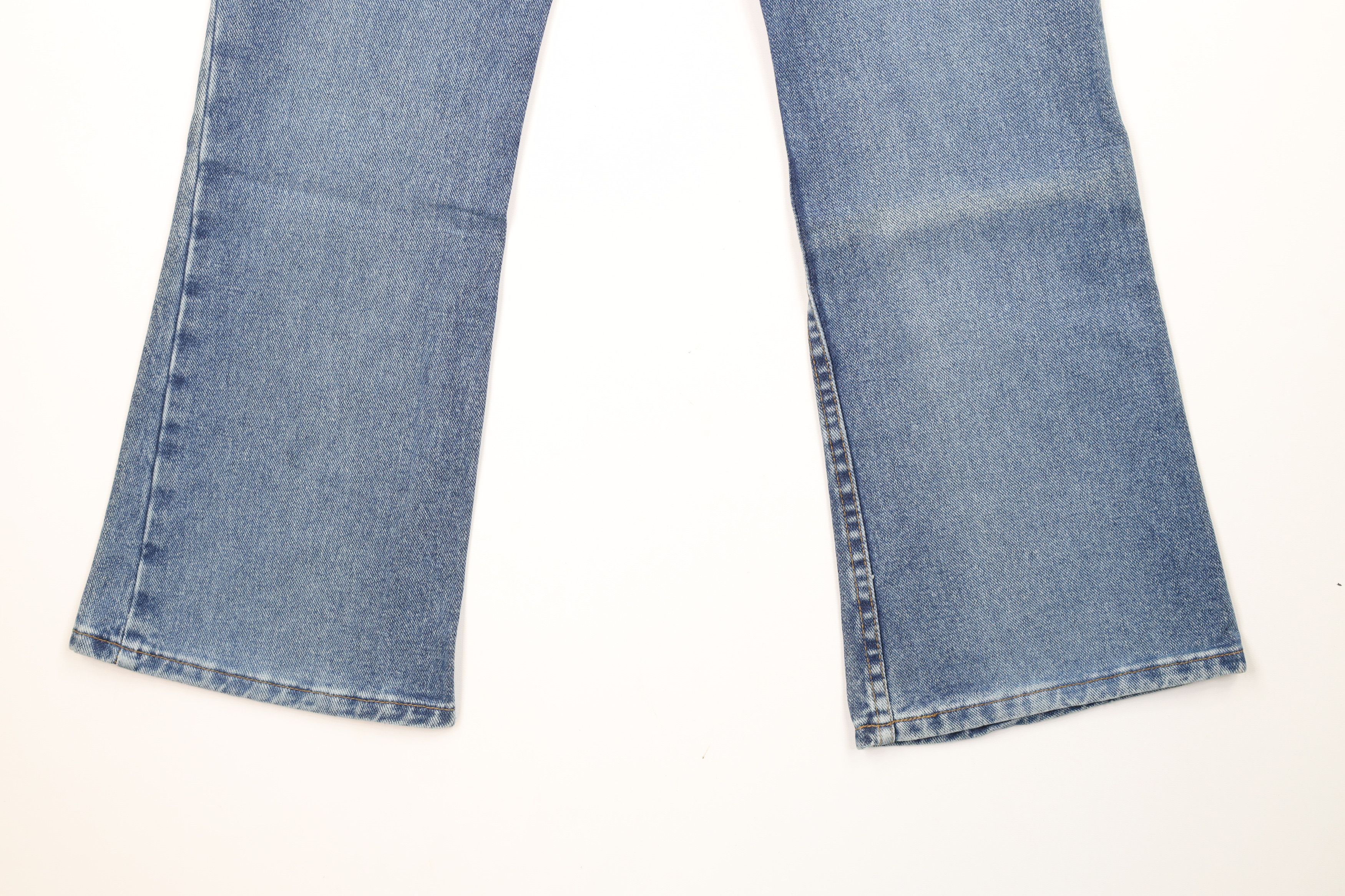 Vintage Vintage 90s Y2K Babydoll Flared Wide Leg Denim Jeans Blue Size 27" / US 4 / IT 40 - 14 Thumbnail
