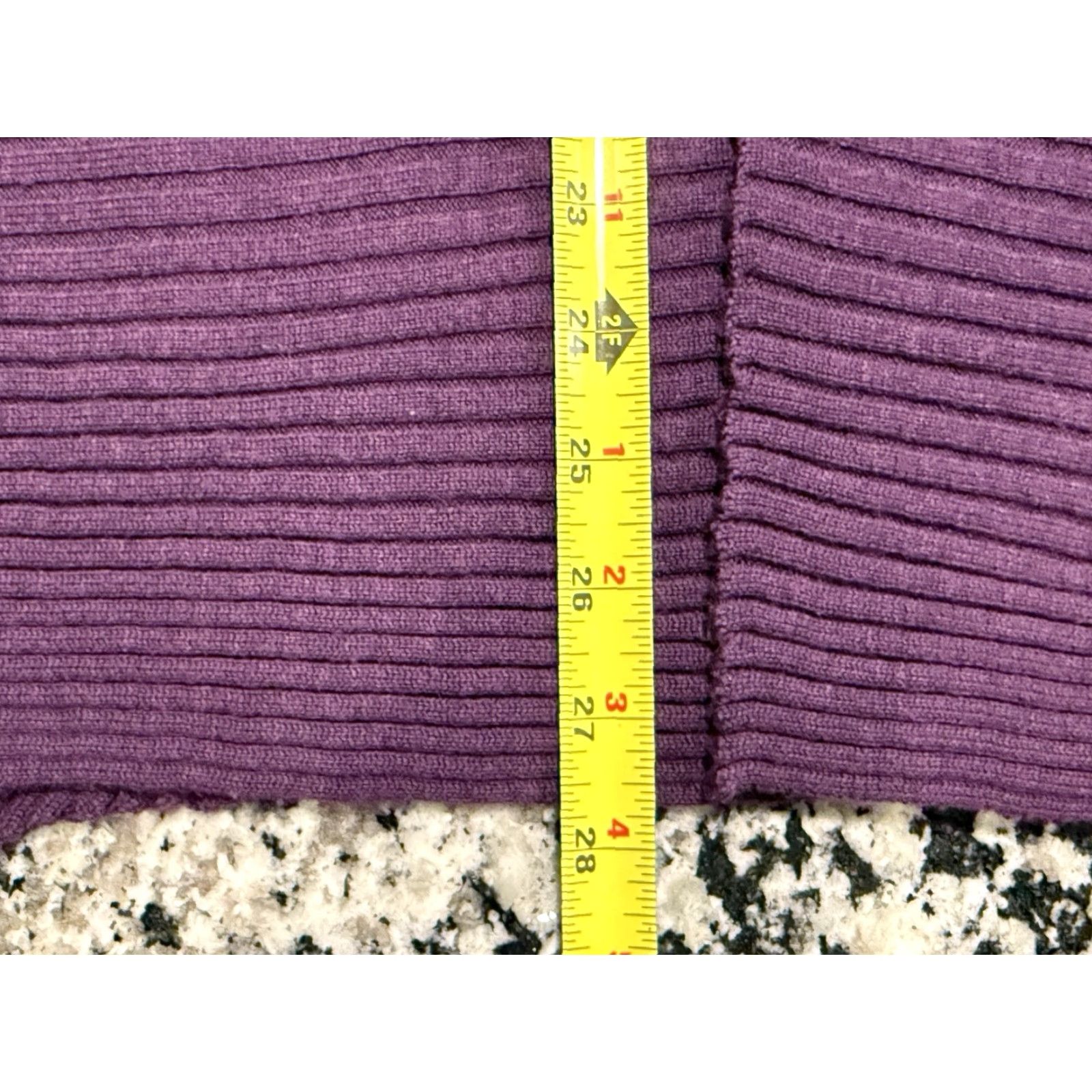 Eileen Fisher EILEEN FISHER Cardigan Open Knit 100% Merino Wool Purple Womens Small Size S Idaho? (Wait) Size S / US 4 / IT 40 - 2 Thumbnail