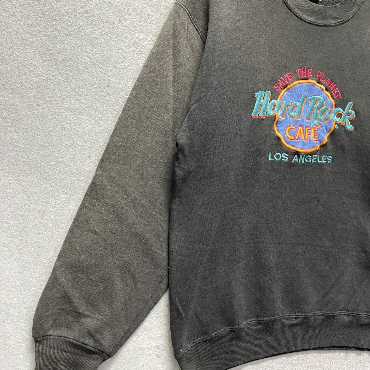 Hard Rock Cafe Vintage 90s Hard Rock Cafe Los Angeles Crewneck Sweatshirt Size US M / EU 48-50 / 2 - 6 Thumbnail