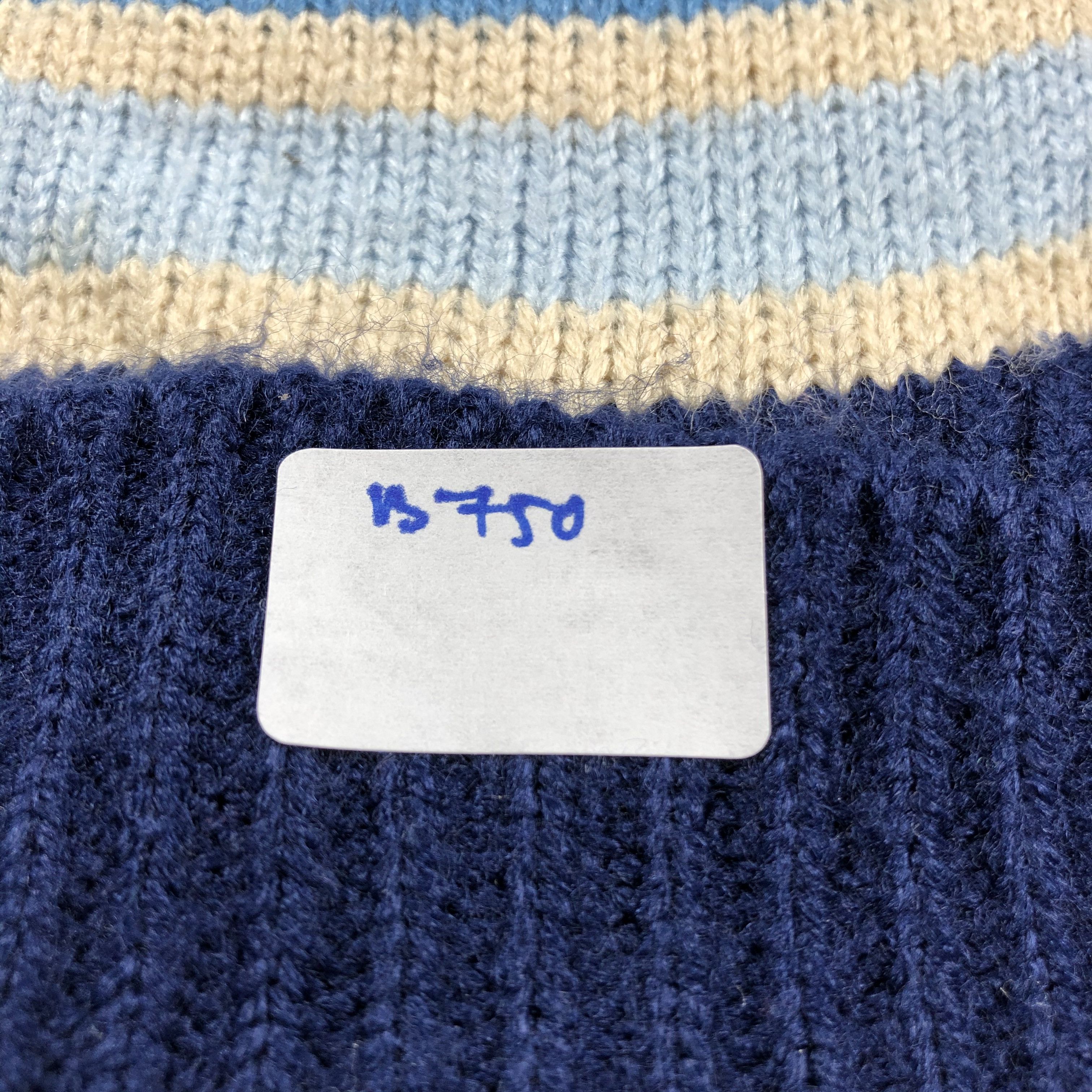 Vintage Unknown Striped Fisherman Beanie Snowcap Snow Hat B750 Size ONE SIZE - 5 Thumbnail