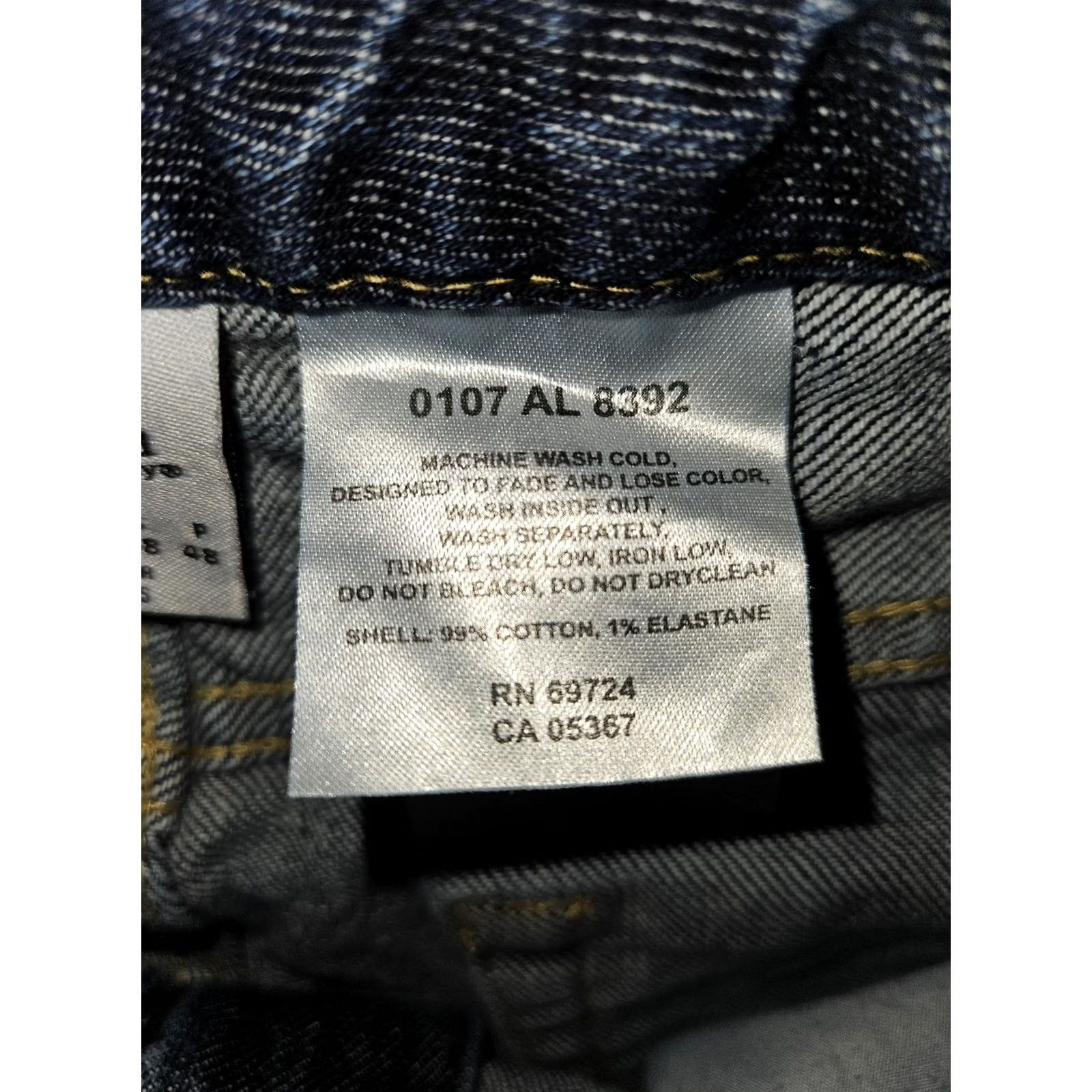 Denime Columbia Jeans Womens 18 Blue Denim Authentic Straight Leg Stretch 5-Pocket Size 38" / US 16 / IT 52 - 3 Thumbnail