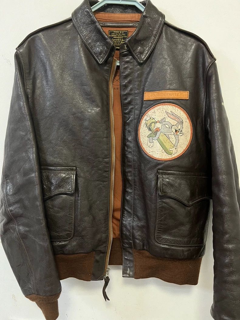 The Real McCoy's the real mccoys dday leather jacket flight jacket Size US M / EU 48-50 / 2 - 2 Thumbnail