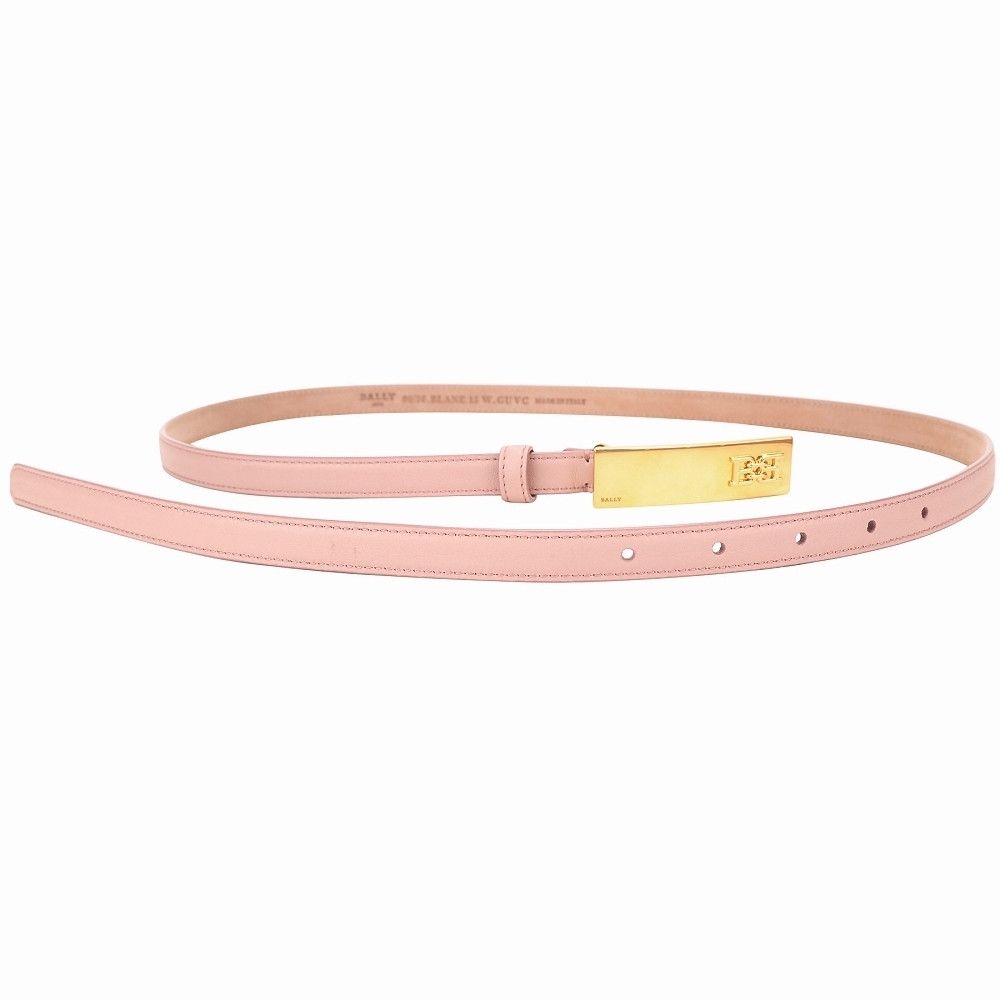 Bally o1y0725 Size : 85 = 34 / Thin Belt in Blush Size ONE SIZE - 4 Thumbnail