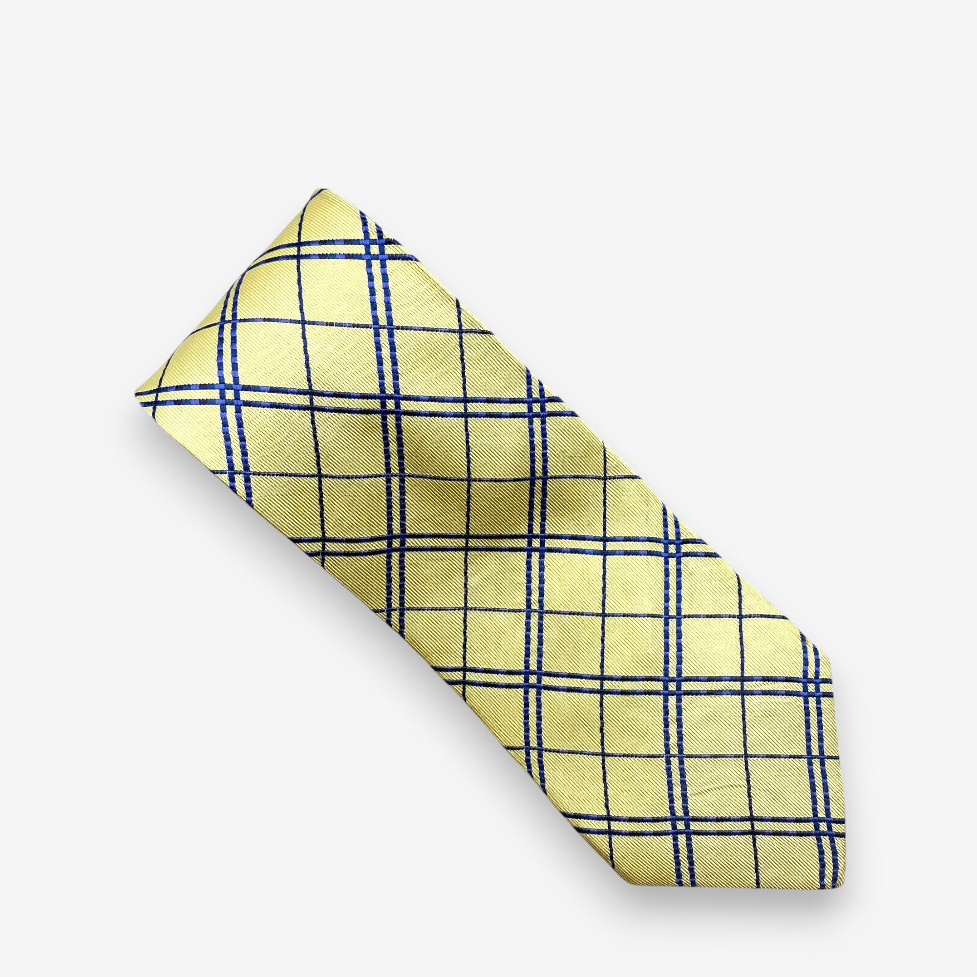 Japanese Brand Vintage Yves Saint Laurent SILK Necktie Cravate Pure Silk Size ONE SIZE - 2 Thumbnail