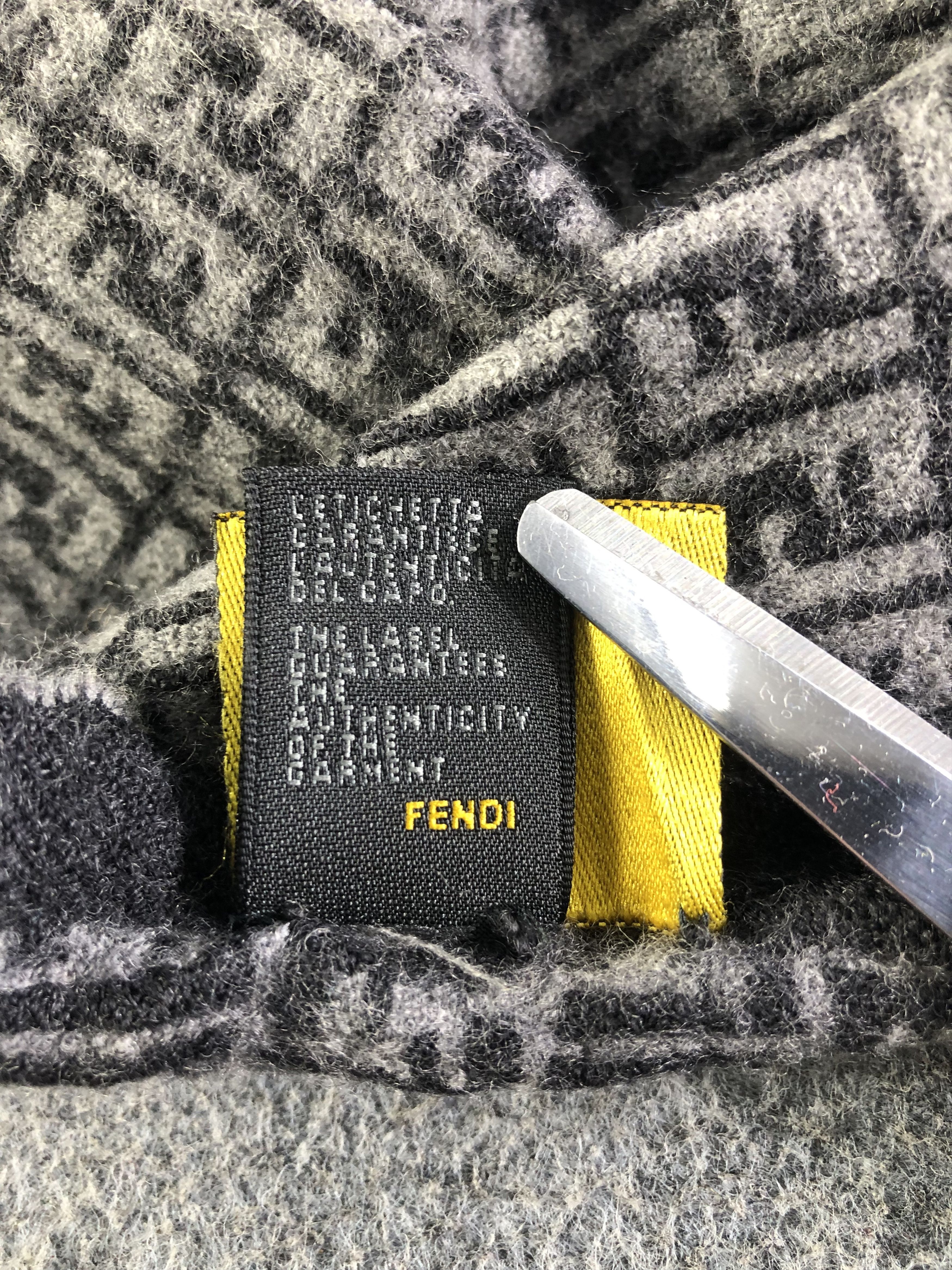 Fendi Fendi FF Monogram Scarf / Muffler / Neckwear SS1369 Size ONE SIZE - 9 Thumbnail