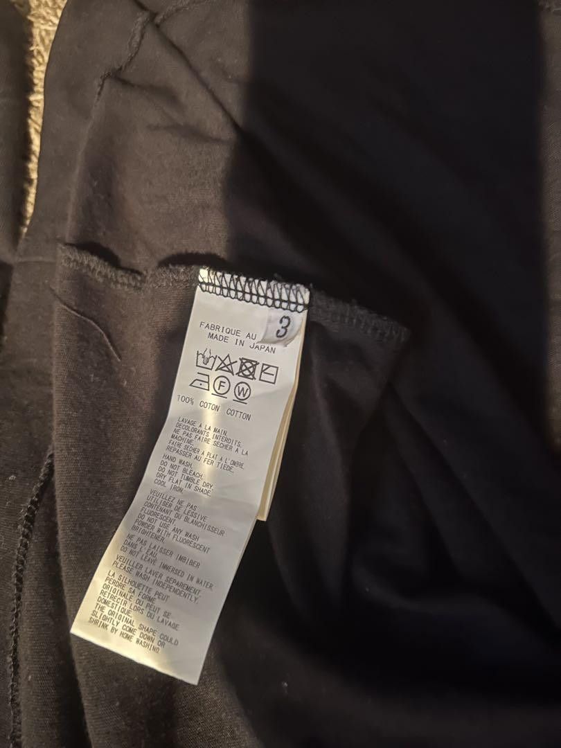 Yohji Yamamoto POUR HOMME cotton basic long sleeve shirts HH-T03-070 Size US L / EU 52-54 / 3 - 3 Thumbnail