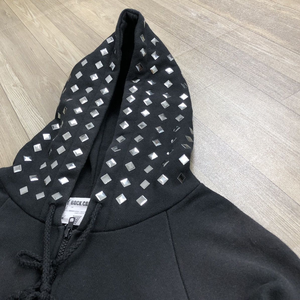 If Six Was Nine × Japanese Brand × Le Grande Bleu (L.G.B.) 2000s Rock Candy Studded Goa Lgb Punk Style Zipper Hoodie Size US M / EU 48-50 / 2 - 6 Thumbnail