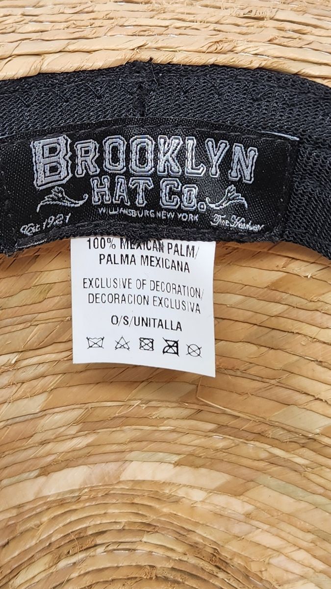 Other Brooklyn Hat Co Reno Palm Straw Rancher Western Wide Brim Size ONE SIZE - 5 Thumbnail