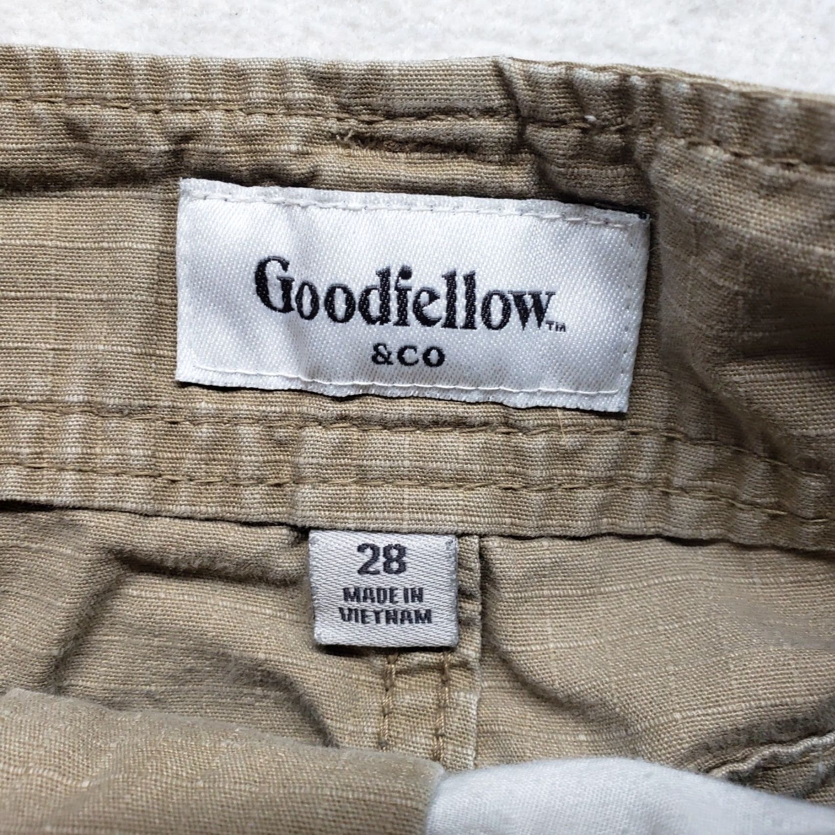 Vintage VINTAGE Goodfellow Cargo Shorts Men 28 Brown Tan Short Adult Size 28 Mens Size US 28 / EU 44 - 2 Thumbnail