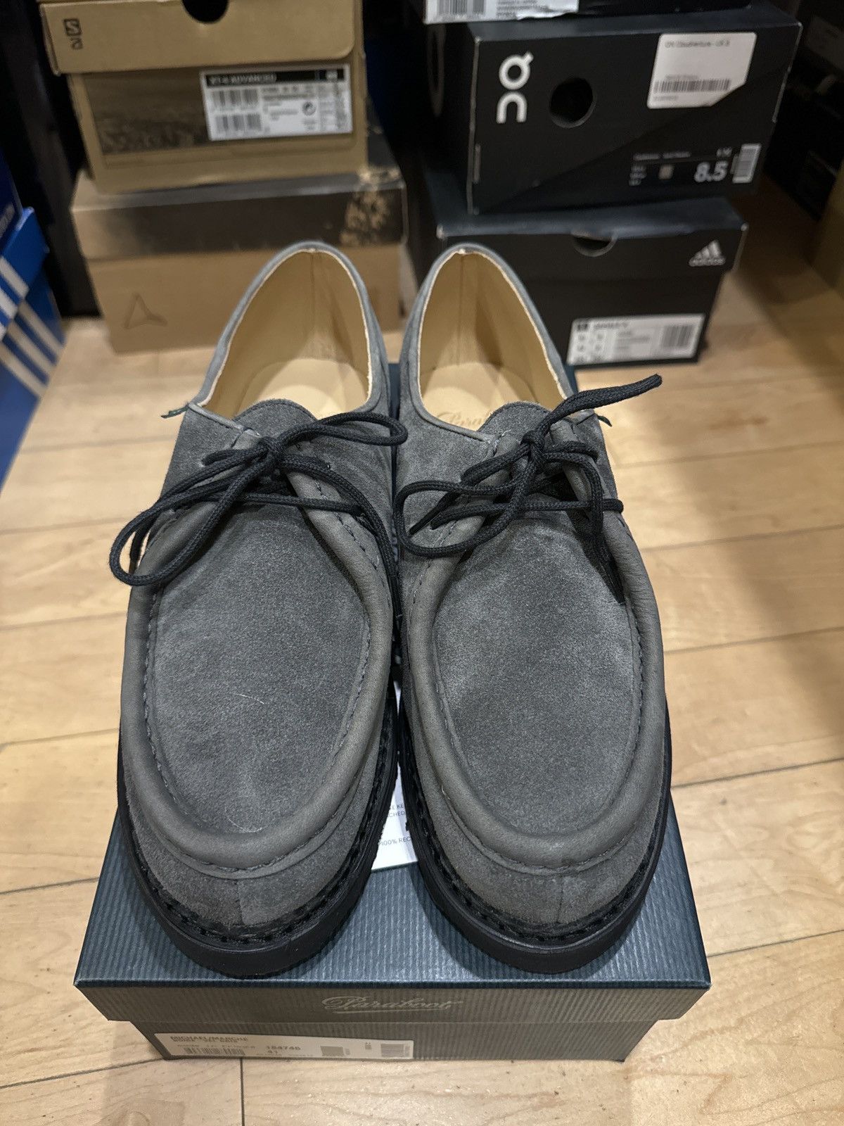 Paraboot Paraboot michael grey suede | Grailed