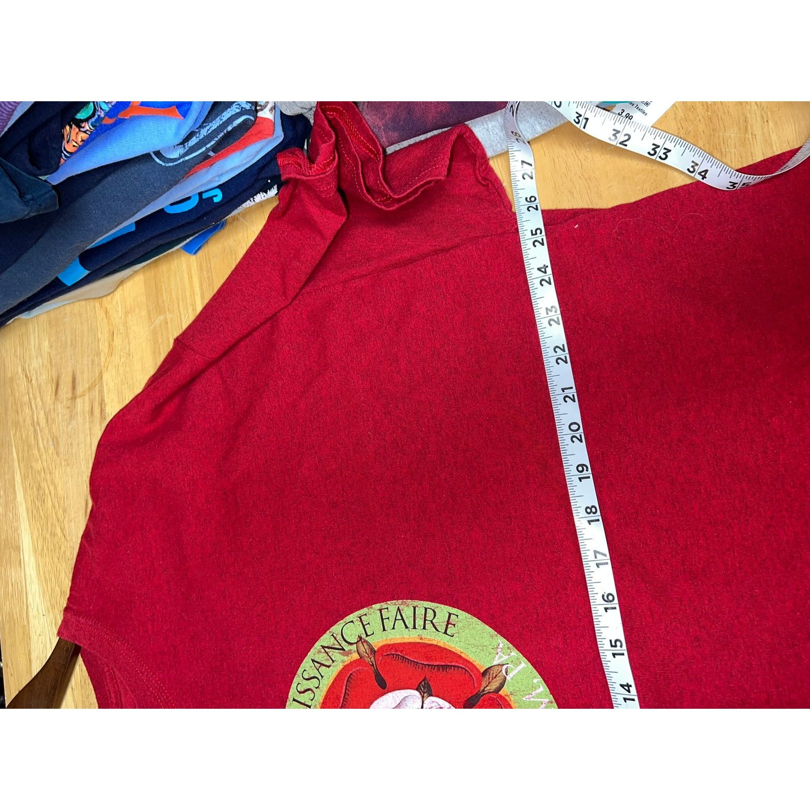 Gildan Vintage Pennsylvania Renaissance Faire Shirt Fair Red Tee 3X Size US XXL / EU 58 / 5 - 6 Thumbnail