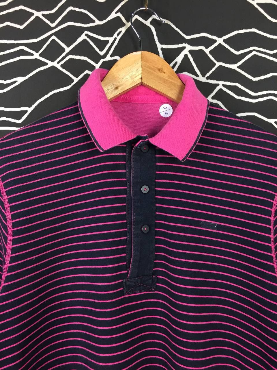 Lacoste Lacoste Reversible Pink And Stripes Polo Tee Size US M / EU 48-50 / 2 - 2 Thumbnail