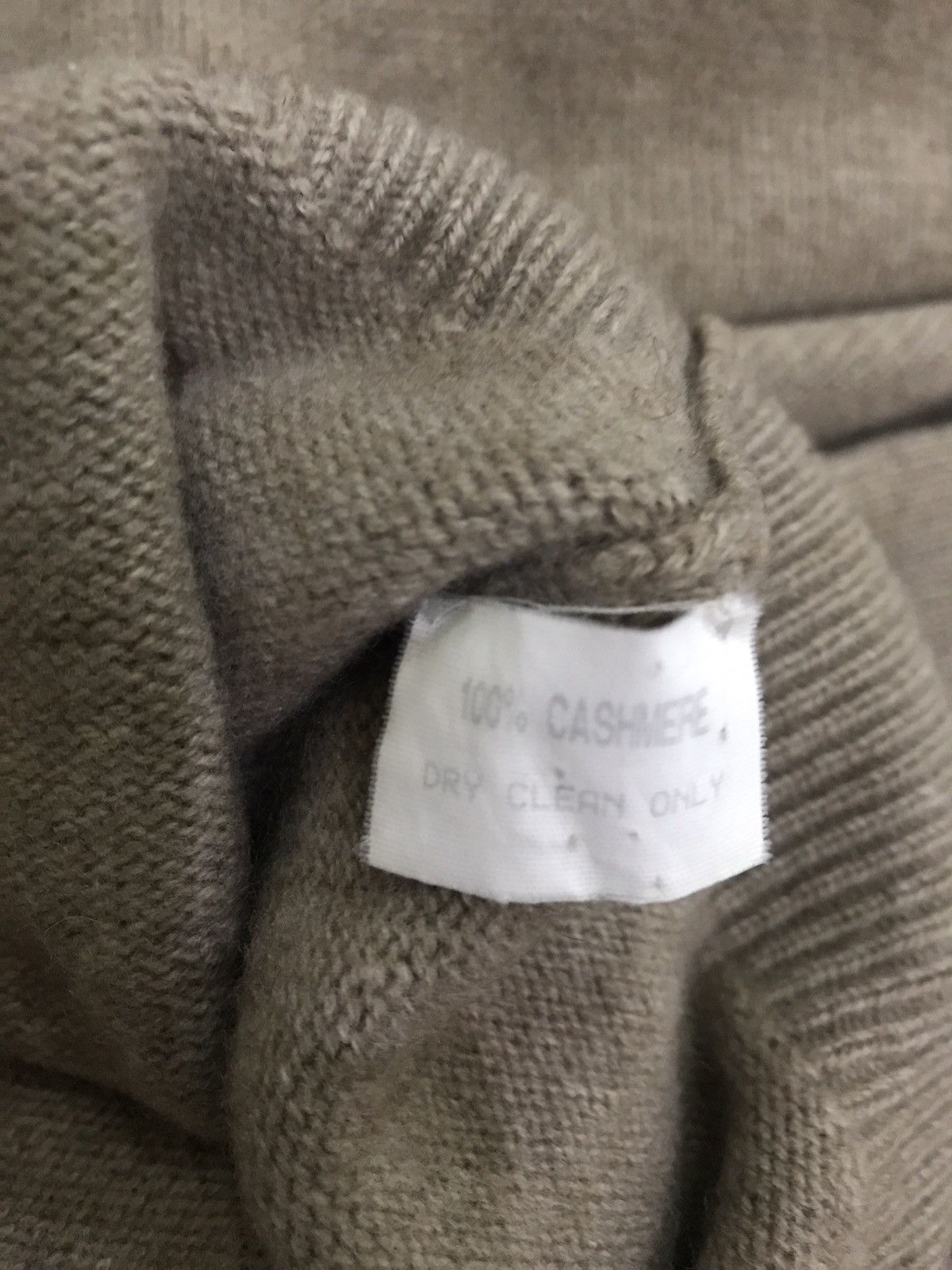 Handmade PURE CASHMERE THICK LONG SLEEVE POLO Size US L / EU 52-54 / 3 - 6 Thumbnail