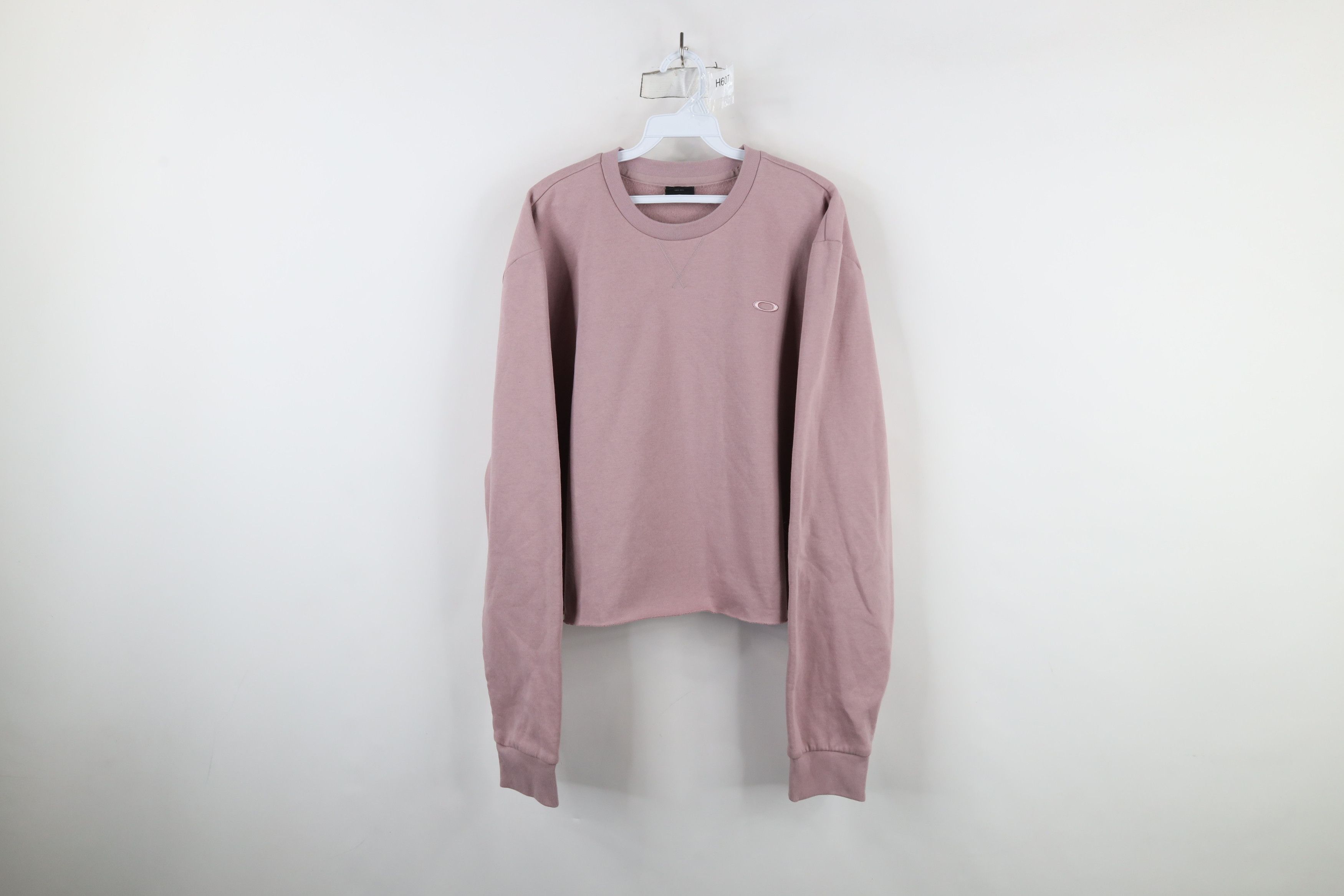Oakley × Vintage Vintage Y2K Oakley Regular Fit Cropped Monochrome Sweatshirt Size XXL / US 16-18 / IT 52-54 - 1 Thumbnail