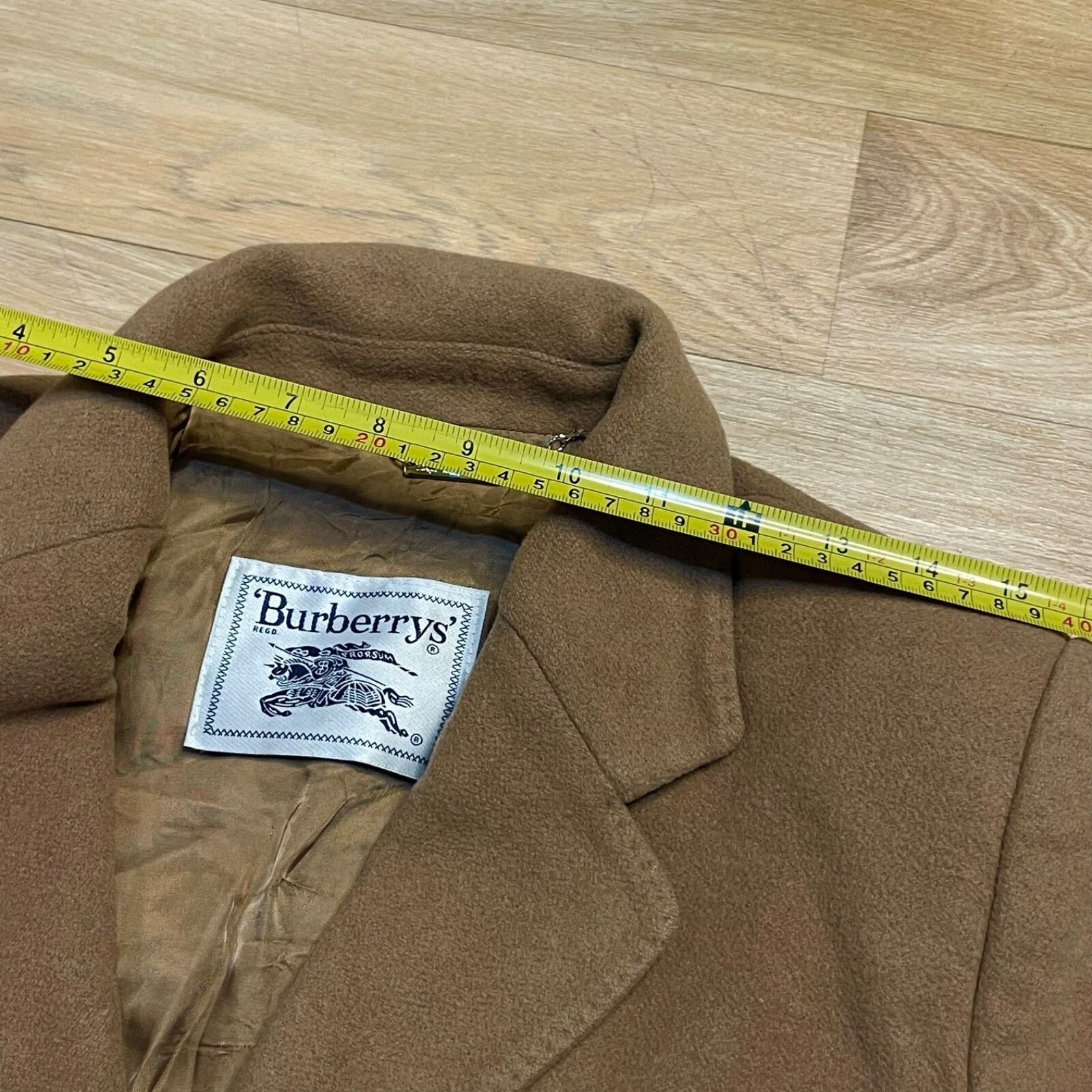 Burberry Vintage Burberry WINTER TRENCH coat VIRGIN wool CASHMERE Size S / US 4 / IT 40 - 16 Thumbnail