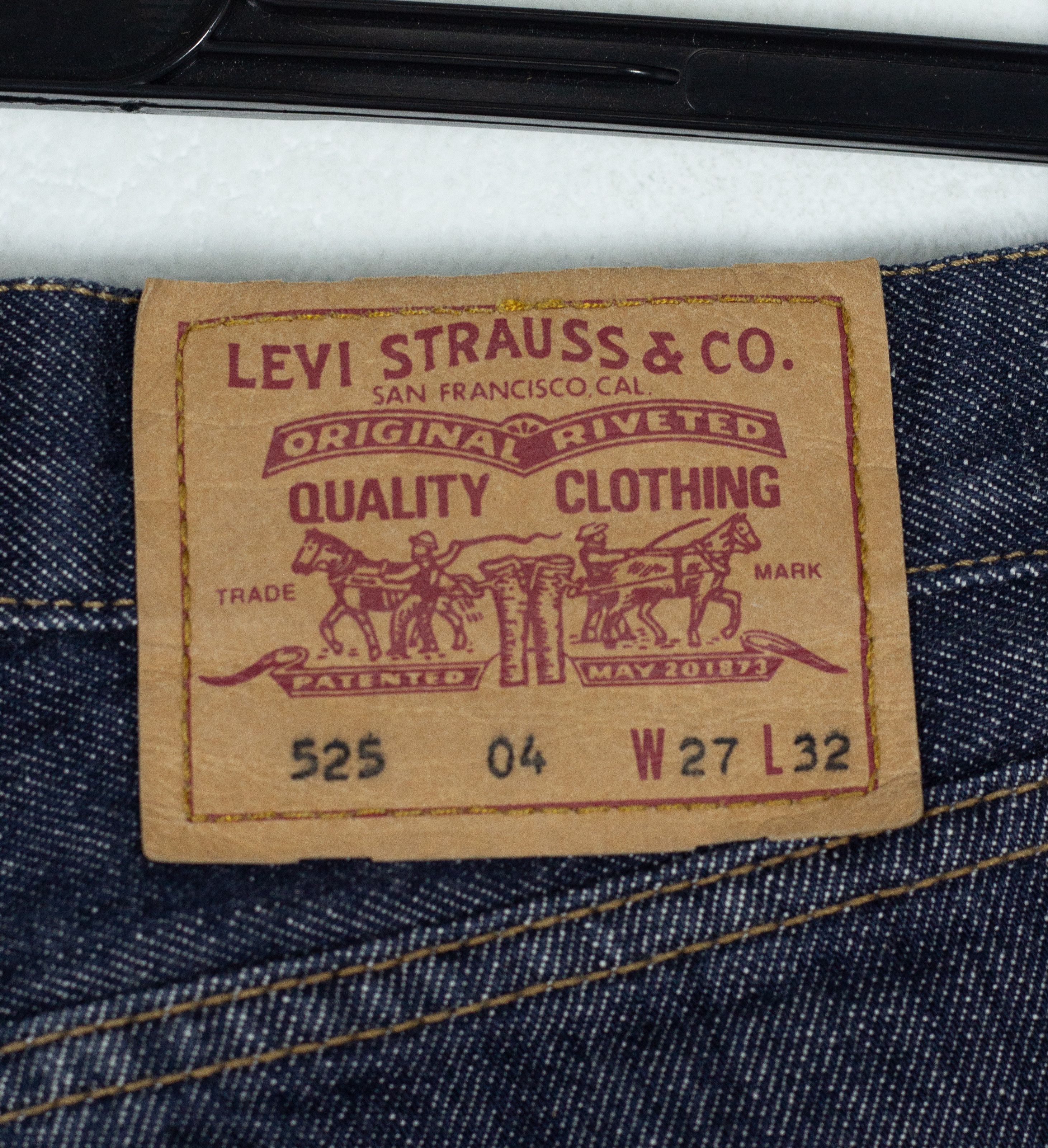 Levi's × Levi's Vintage Clothing × Vintage Vintage Levis 525 Denim Flare Jeans Pants Y2K Size 27" / US 4 / IT 40 - 8 Thumbnail