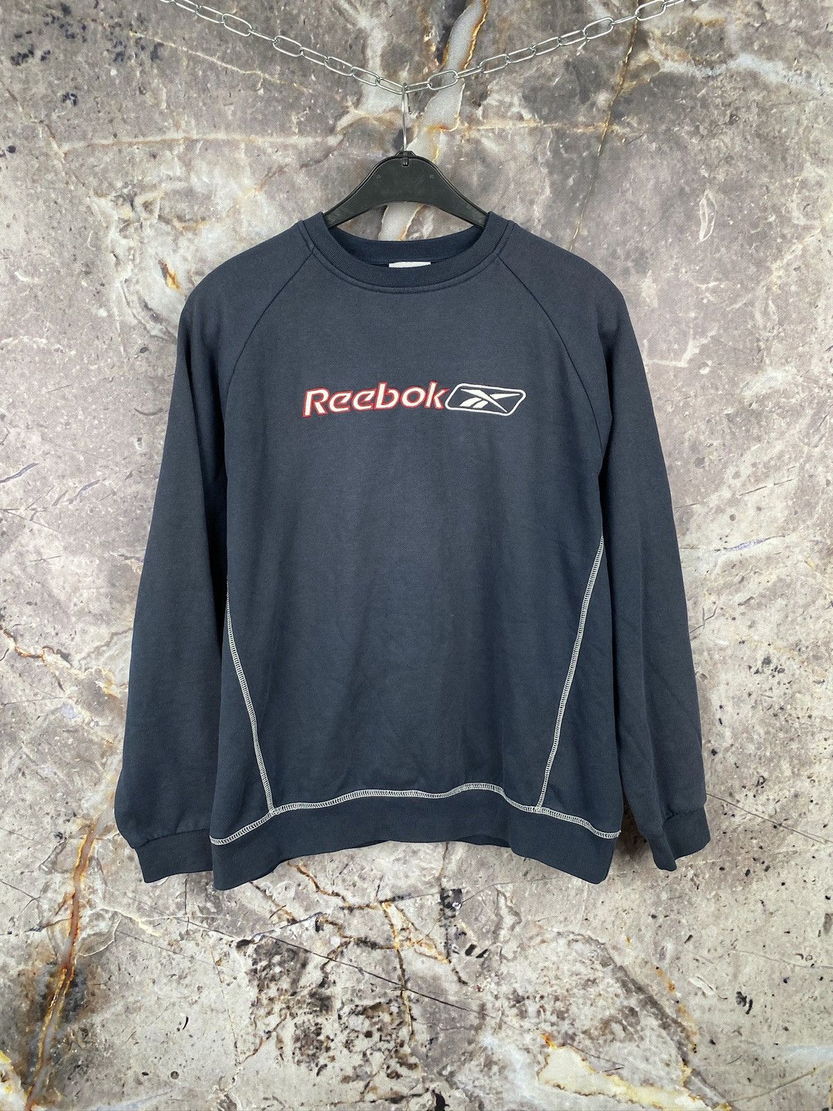 Reebok × Vintage Men’s Reebok Sweatshirt Sportswear Size Large Size US L / EU 52-54 / 3 - 1 Thumbnail