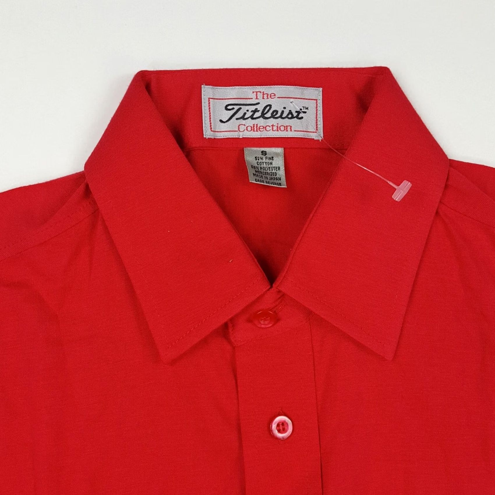 Titleist VINTAGE Titleist Golf Red Pocket Polo Shirt S Men Short Sleeve Collared Shirt Polo Red Vintage 90s Preppy Japan PGA Athletic Casual Sports Size US S / EU 44-46 / 1 - 4 Thumbnail