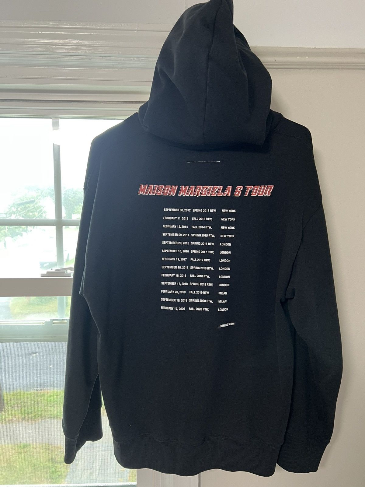 MM6 MM6 Tour Print Hoodie Size US XS / EU 42 / 0 - 3 Thumbnail