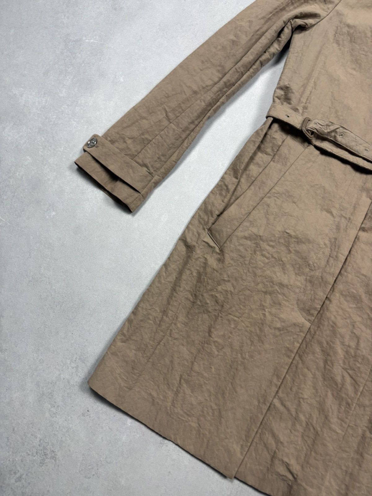 Burberry Burberry Runway Showroom Sample Trench Coat In Taupe Beige Size S / US 4 / IT 40 - 5 Thumbnail