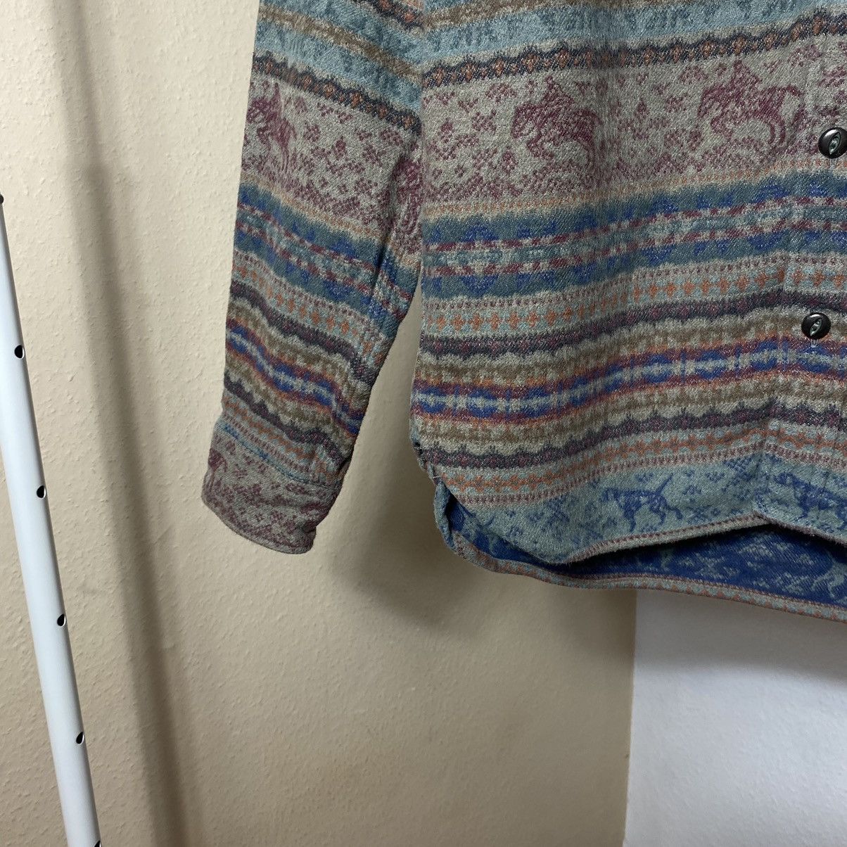 RRL Ralph Lauren RRL Double Ralph Lauren Fair Isle Hunting Jacquard Workshirt Size US S / EU 44-46 / 1 - 4 Thumbnail