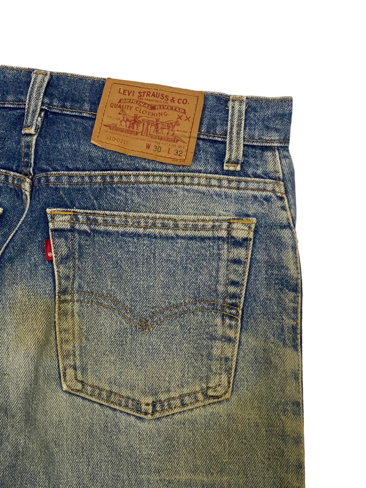 Levi's Levis 510 0217 Mud Wash Design Engineer Worker Jean Size US 28 / EU 44 - 7 Thumbnail