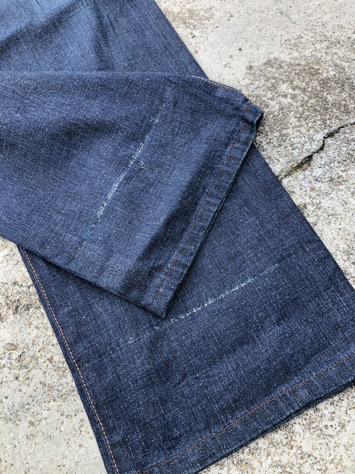 Marithe + Francois Girbaud MFG BUCKLE BACK BUTTON FLY DENIM Size US 31 - 5 Thumbnail