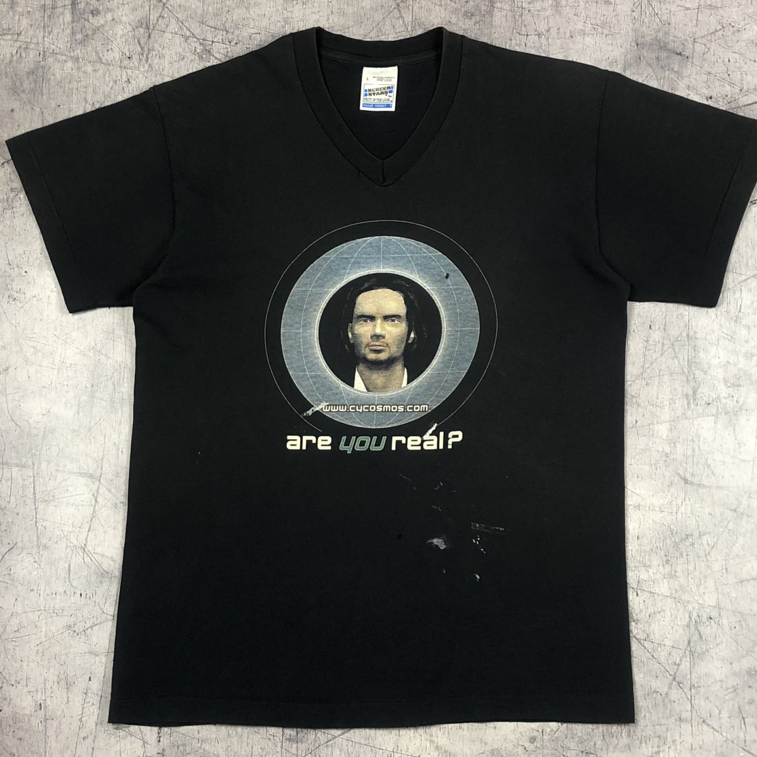 Microsoft RARE Cycosmos Are U Real? Vintage 90s Webapp Tee opium Size US L / EU 52-54 / 3 - 1 Thumbnail