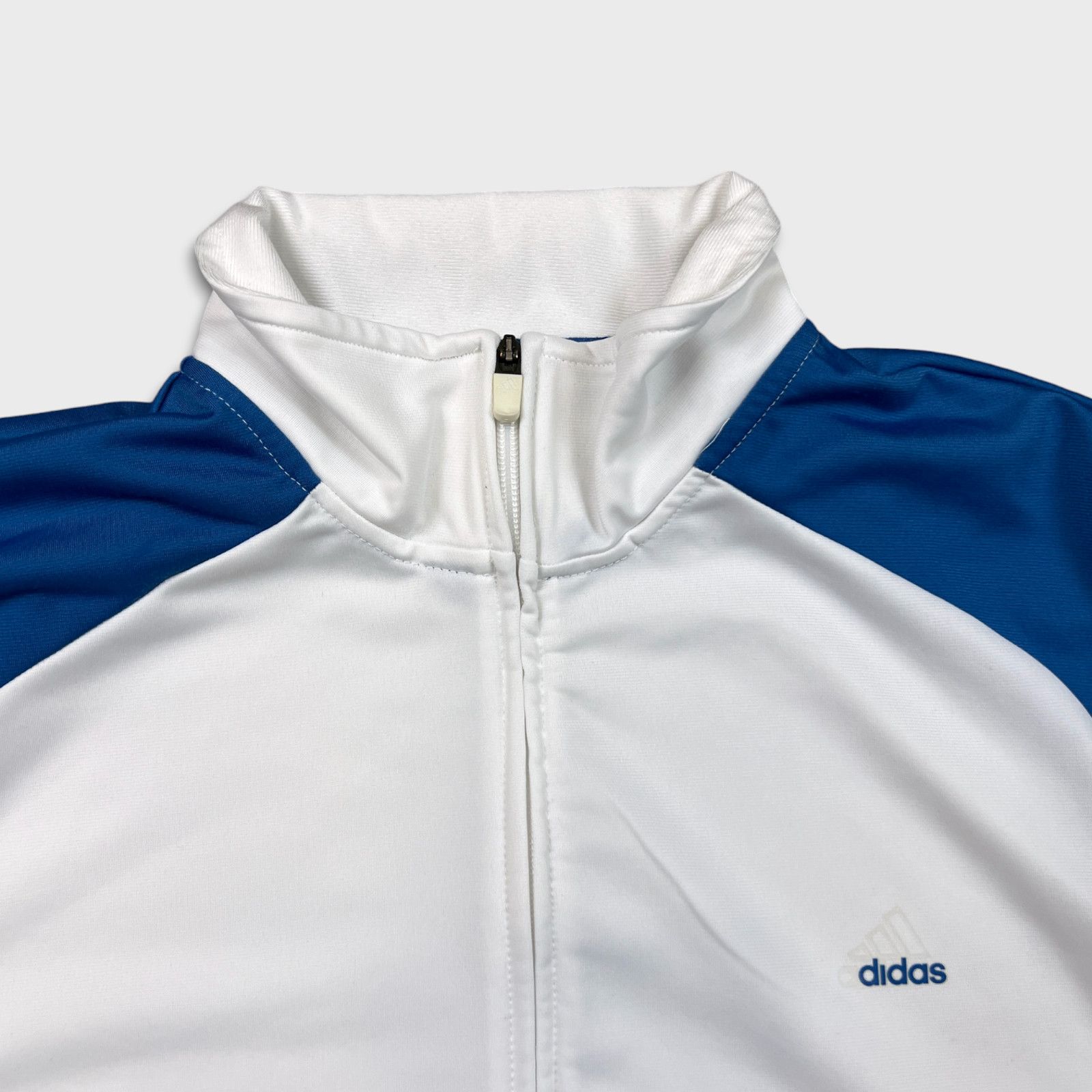 Adidas × Vintage Adidas Track Jacket XL Essentials Stripes Full Zip Tracksuit Size US XL / EU 56 / 4 - 2 Thumbnail