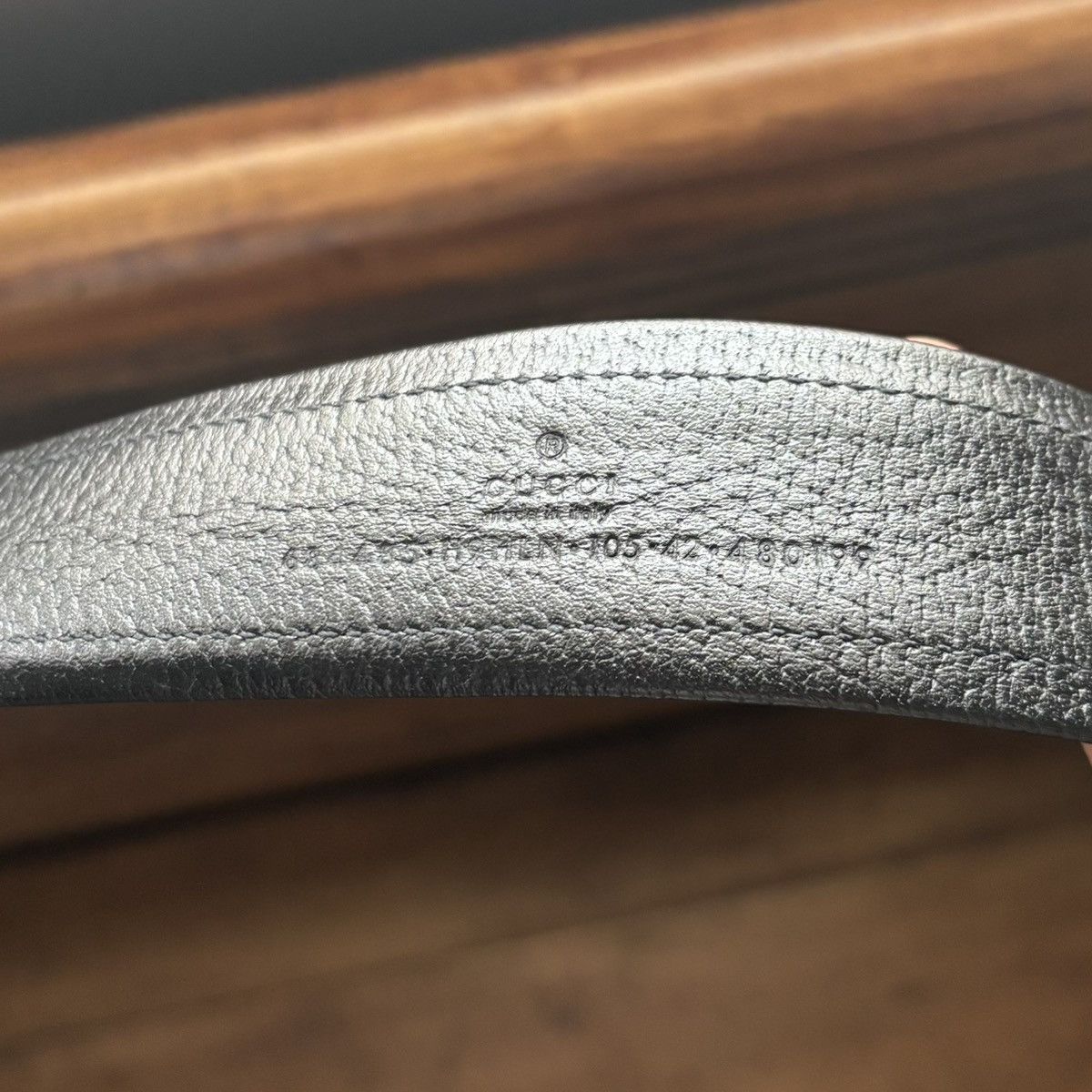 Gucci Gucci GG Patterned Print Belt Size 42 Size 42 - 4 Thumbnail