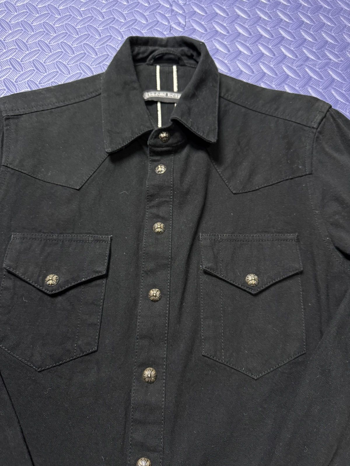 Chrome Hearts STEAL! WORK DOG DENIM TRUCKER SHIRT Size US S / EU 44-46 / 1 - 8 Thumbnail