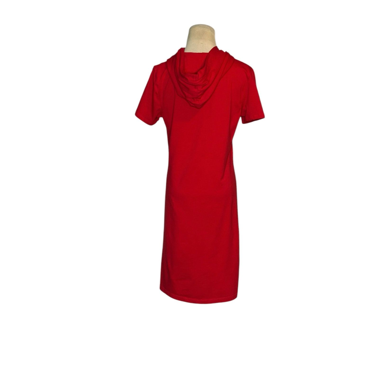 Calvin Klein Calvin Klein red short sleeves mini hoodie dress size Medium Size M / US 6-8 / IT 42-44 - 16 Thumbnail