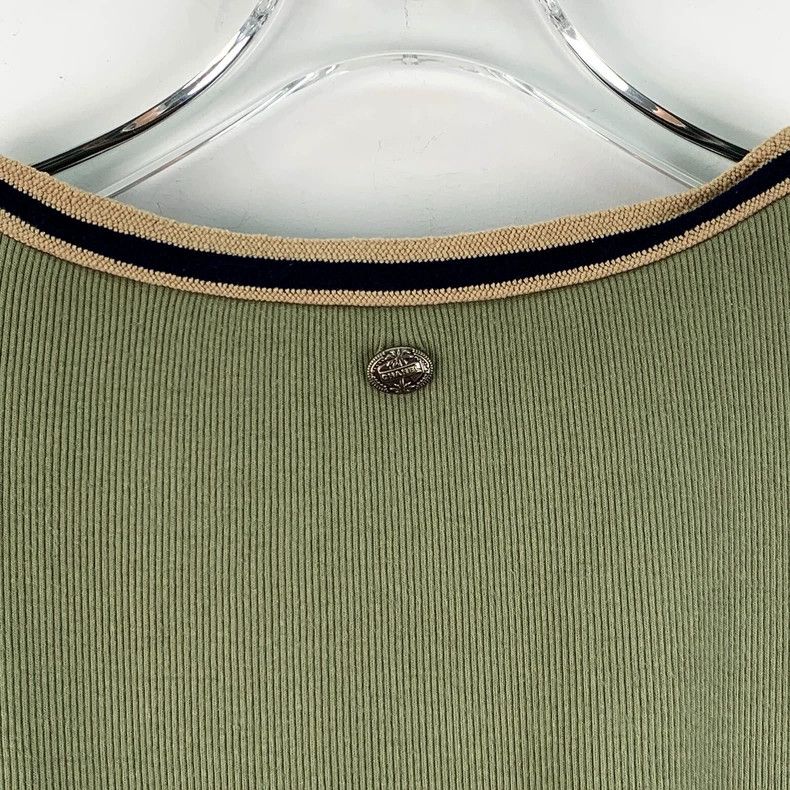 Chanel Chanel Green logo badge cotton round-neck short-sleeved kn Size XS / US 0-2 / IT 36-38 - 5 Thumbnail
