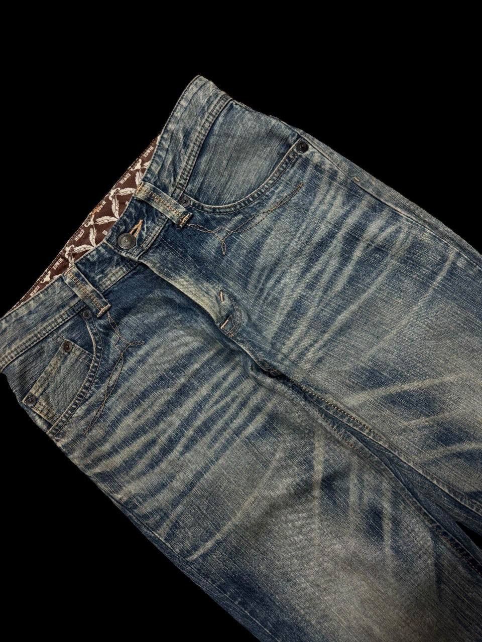 Edwin FLARE 90s Edwin Sick Rusty Whisker Mudwash Distressed Jeans Size US 30 / EU 46 - 6 Thumbnail