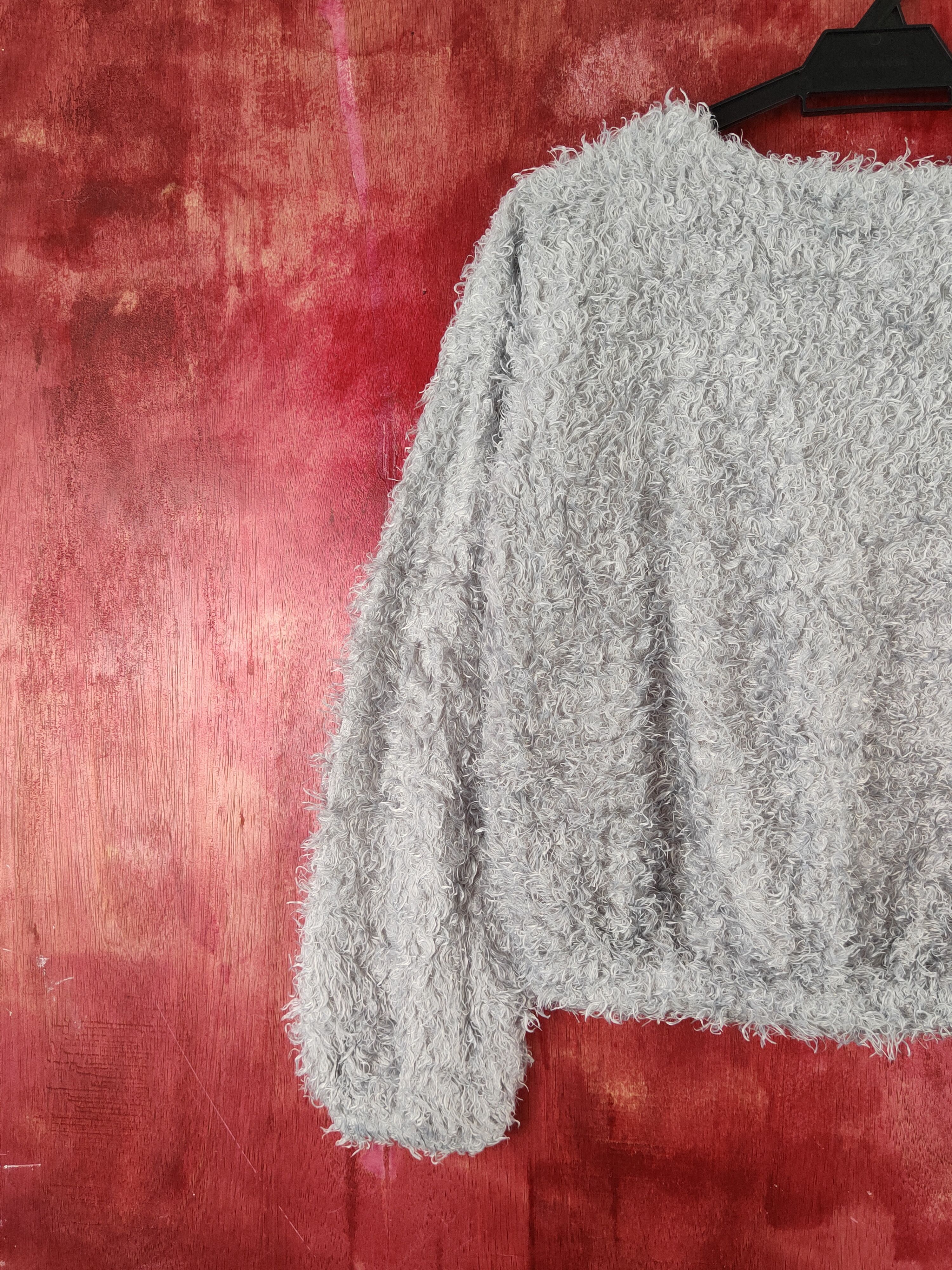 Japanese Brand × Vintage Vassafull Gray Fur Mohair Knitwear (Vintage 💥) Size M / US 6-8 / IT 42-44 - 8 Thumbnail