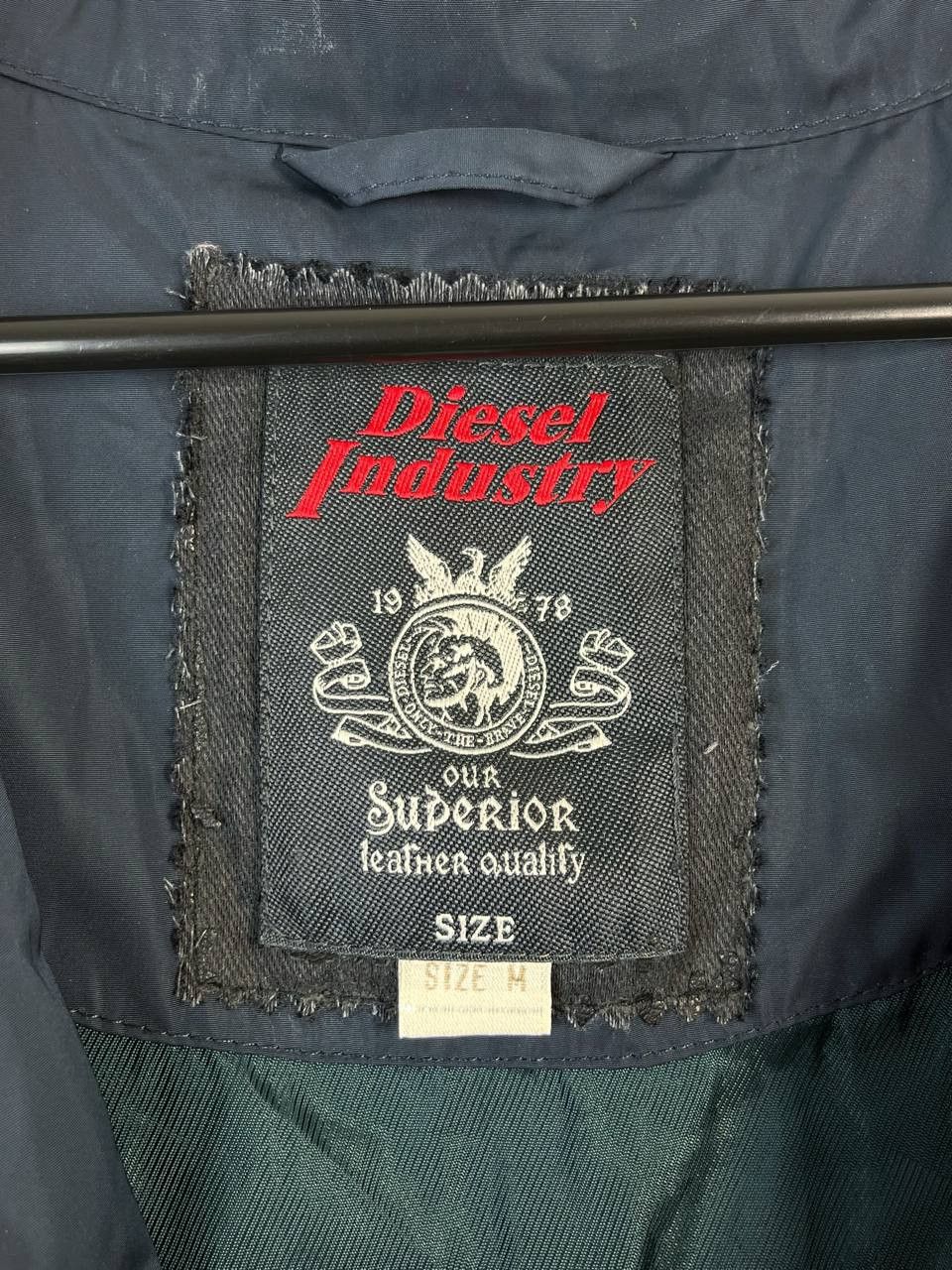 Diesel DIESEL INDUSTRY JACKET NAVY BLUE ZIP UP MENS SIZE M Size US M / EU 48-50 / 2 - 2 Thumbnail