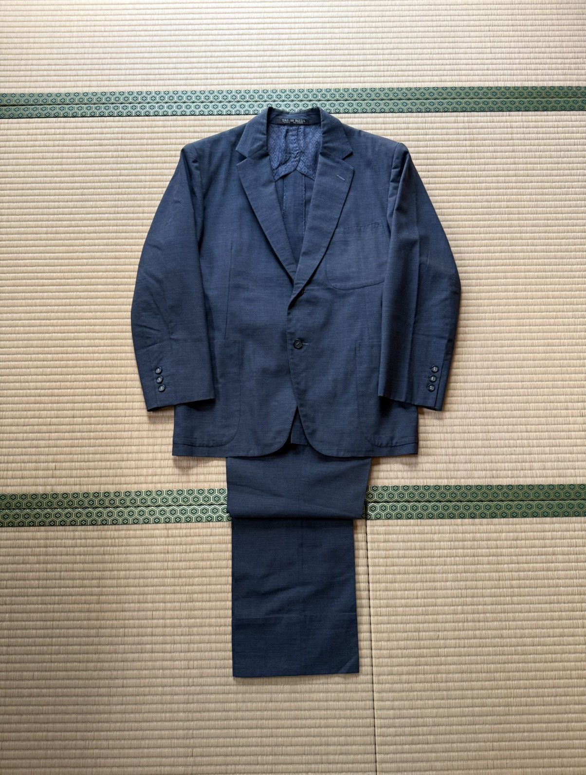 Other Spring&Autumn Vintage Japanese Suit – Tetoron × Nichibo Size 44R - 3 Thumbnail