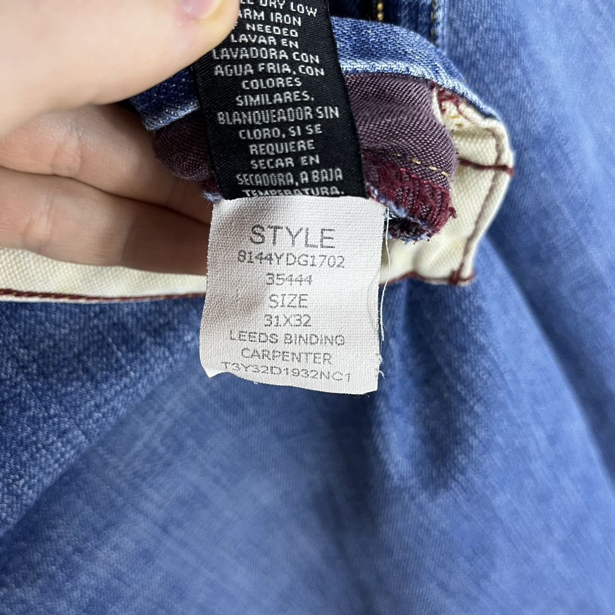 Polo Ralph Lauren Vintage Polo Jeans Ralph Lauren Denim Blue Pocket Jeans Size US 31 - 7 Thumbnail