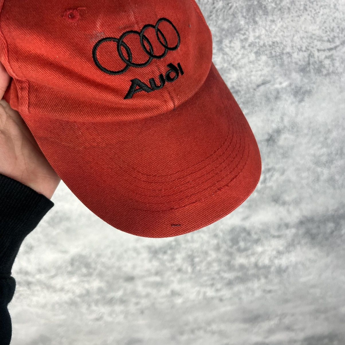 Audi Audi Vintage Cap Men's Red One Size Size ONE SIZE - 12 Thumbnail