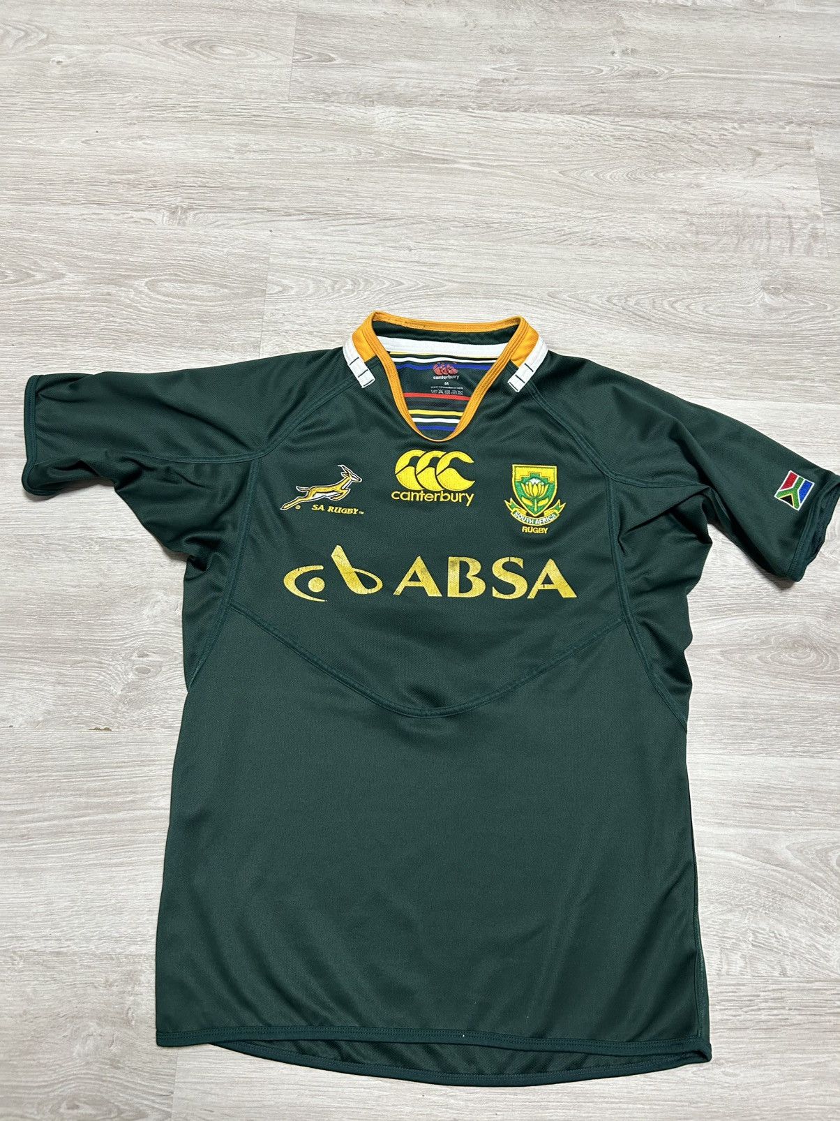 Canterbury of New Zealand Vintage SA Rugby CCC jersey Canterbury size S-M Size US S / EU 44-46 / 1 - 1 Thumbnail