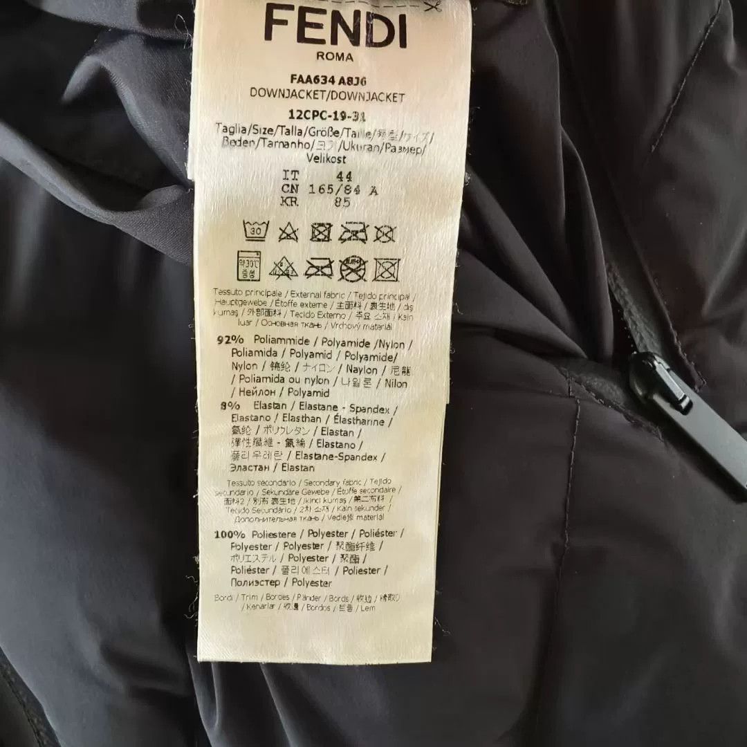 Fendi fendi reversible down jacket with logo Size US M / EU 48-50 / 2 - 6 Thumbnail
