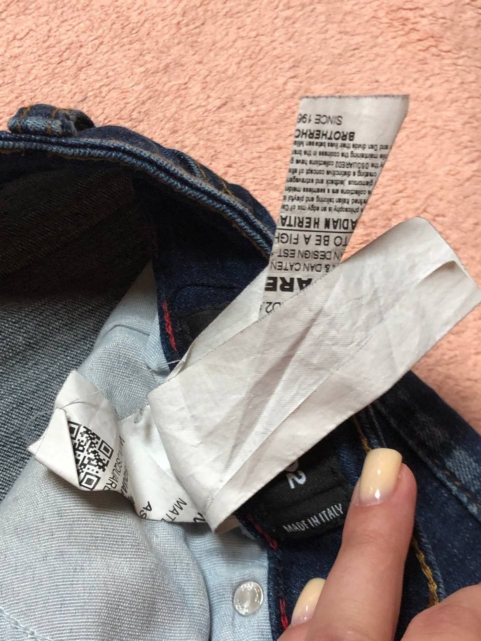 Dsquared2 DSQUARED2 blue jeans crazy Y2K logo made in Italy Size US 32 / EU 48 - 4 Thumbnail