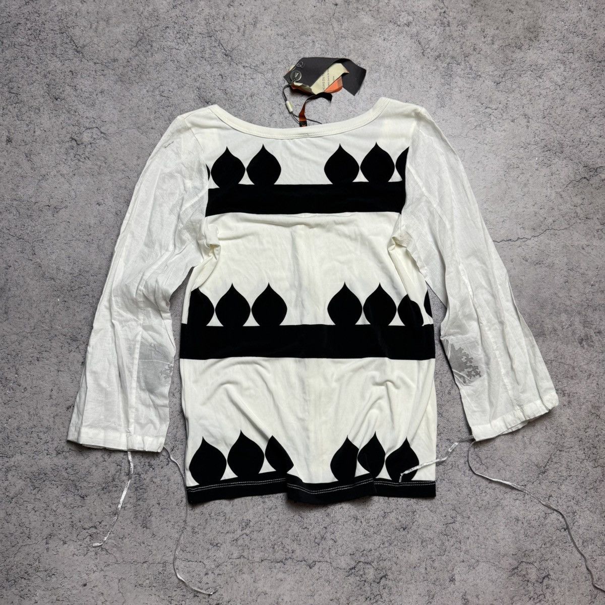 Cop Copine NEW Cop Copine Vintage Long Sleeve T-Shirt Size L / US 10 / IT 46 - 2 Thumbnail