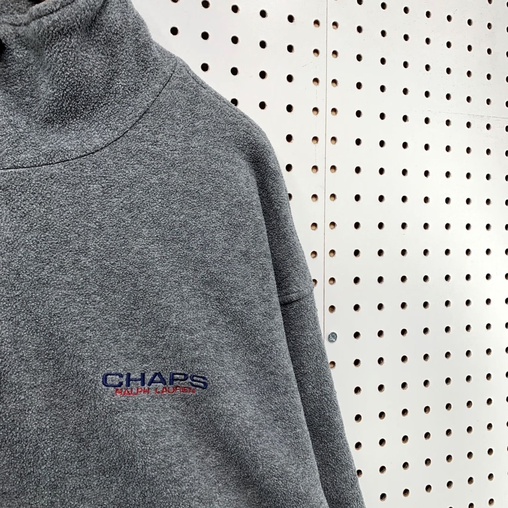 Chaps VINTAGE 90s Chaps Ralph’s Lauren 1/4 Zip Pullover Sweatshirt Men’s XL Gray 27x28 Size US XL / EU 56 / 4 - 7 Thumbnail